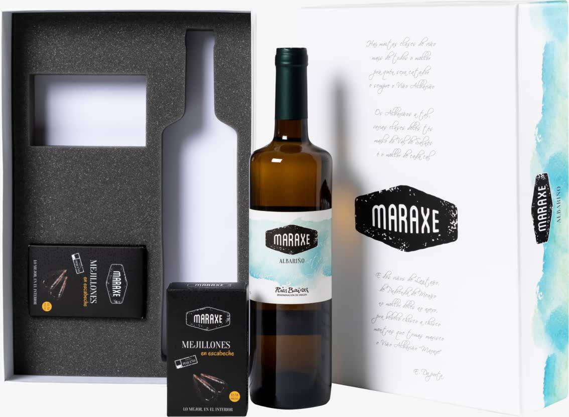 Packaging a medida para el vino Maraxe