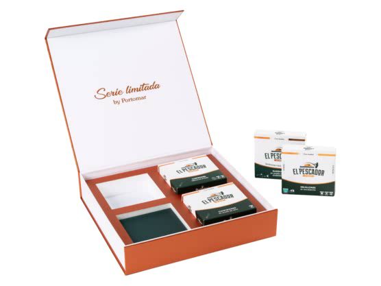 Packaging tipo baul conservas pescador